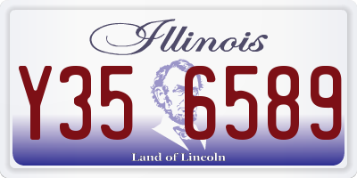 IL license plate Y356589