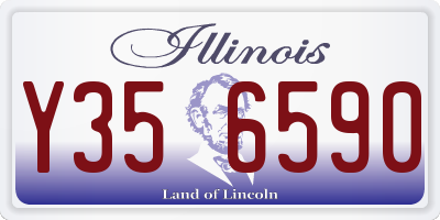 IL license plate Y356590