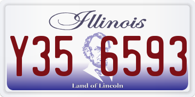 IL license plate Y356593