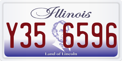 IL license plate Y356596