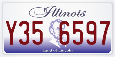 IL license plate Y356597