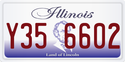 IL license plate Y356602