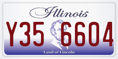 IL license plate Y356604