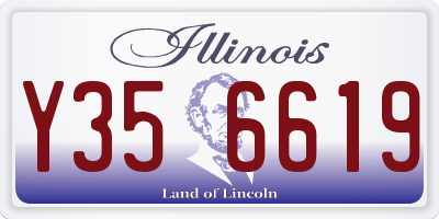 IL license plate Y356619