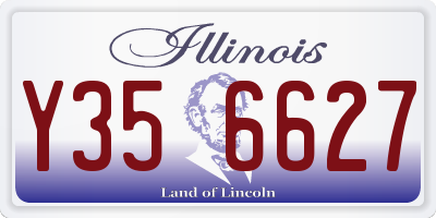 IL license plate Y356627