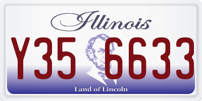 IL license plate Y356633
