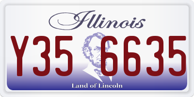 IL license plate Y356635
