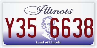 IL license plate Y356638