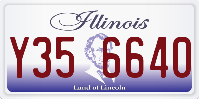 IL license plate Y356640