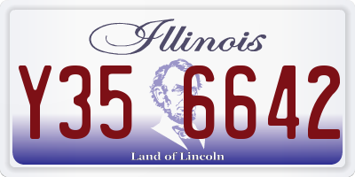 IL license plate Y356642