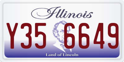 IL license plate Y356649