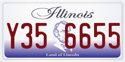 IL license plate Y356655