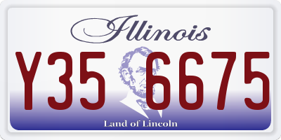 IL license plate Y356675