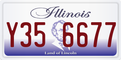 IL license plate Y356677