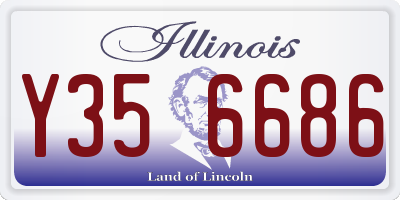 IL license plate Y356686