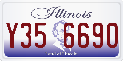 IL license plate Y356690