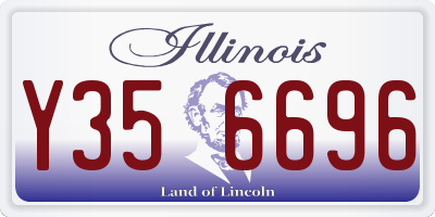 IL license plate Y356696