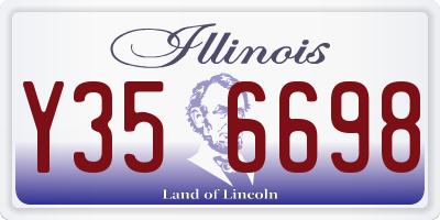 IL license plate Y356698