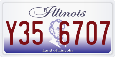 IL license plate Y356707