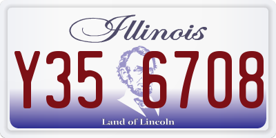 IL license plate Y356708