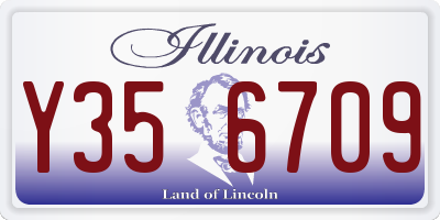 IL license plate Y356709