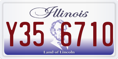 IL license plate Y356710