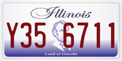 IL license plate Y356711