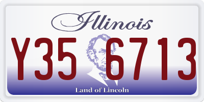 IL license plate Y356713