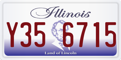 IL license plate Y356715