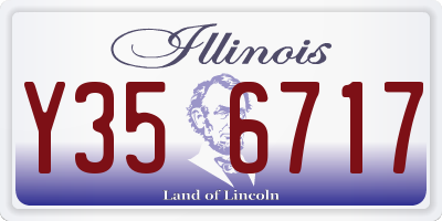 IL license plate Y356717