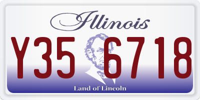 IL license plate Y356718