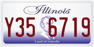 IL license plate Y356719