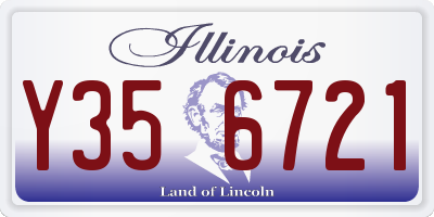 IL license plate Y356721