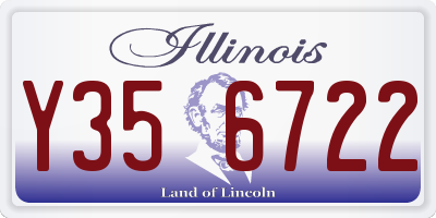 IL license plate Y356722