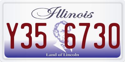 IL license plate Y356730