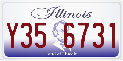 IL license plate Y356731