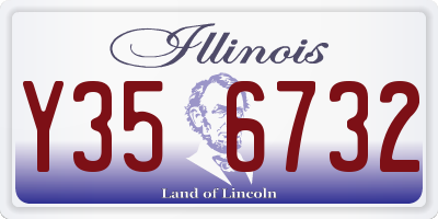 IL license plate Y356732