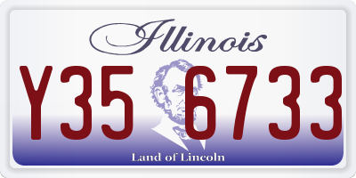 IL license plate Y356733