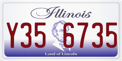 IL license plate Y356735