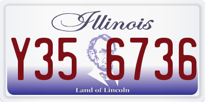 IL license plate Y356736
