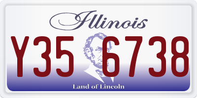 IL license plate Y356738