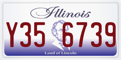 IL license plate Y356739