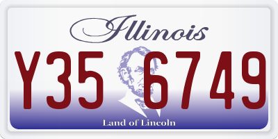 IL license plate Y356749