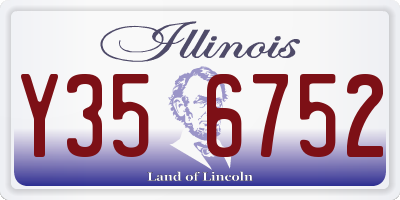 IL license plate Y356752
