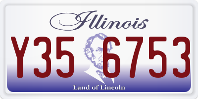 IL license plate Y356753