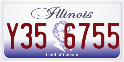 IL license plate Y356755