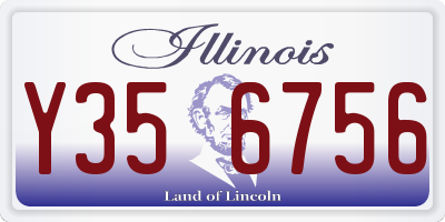 IL license plate Y356756