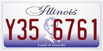 IL license plate Y356761