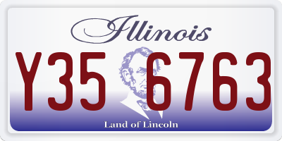 IL license plate Y356763