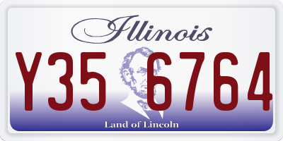 IL license plate Y356764